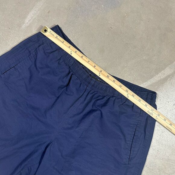 Vintage 90s Nike Shorts Mens XL Blue Canvas Pull On Tennis Golf Active Casual - Picture 6 of 11